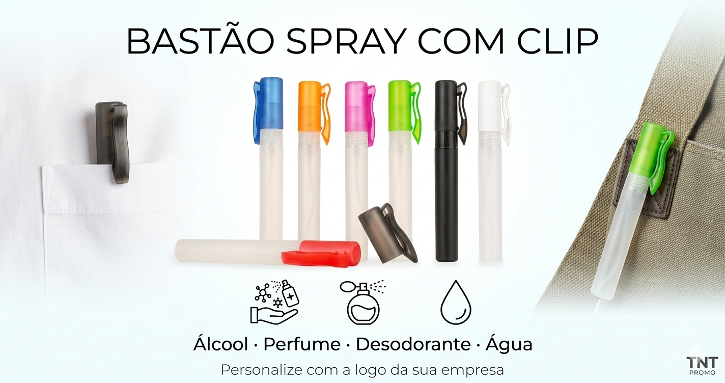 Bastão Spray com Clip