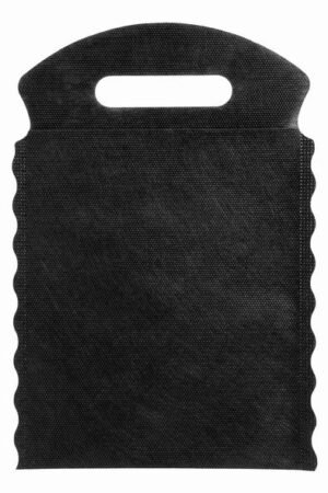 Lixeira para carro personalizada na cor preta 17,5x26cm para brindes corporativos